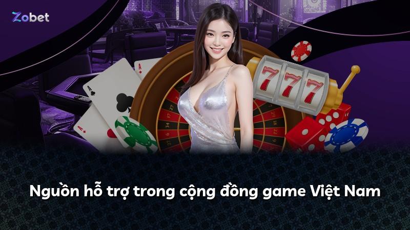 Nguồn hỗ trợ trong cộng đồng game Việt Nam