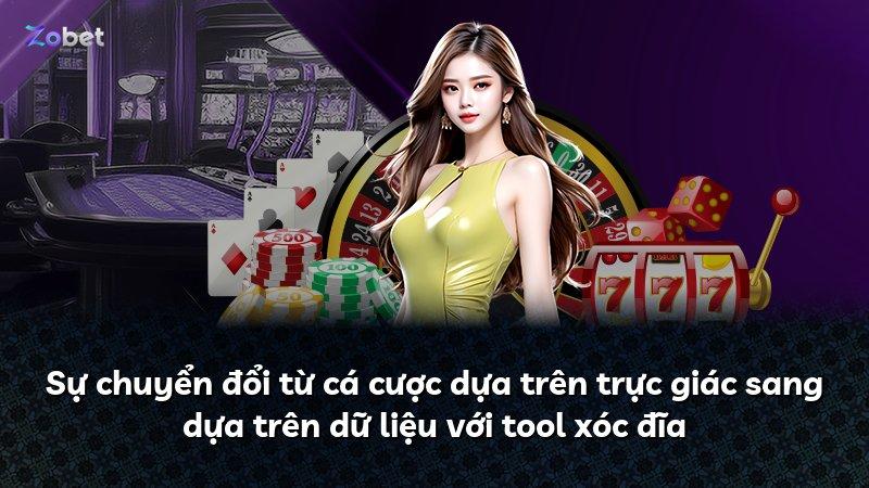 Sự chuyển đổi từ cá cược dựa trên trực giác sang dựa trên dữ liệu với tool xóc đĩa